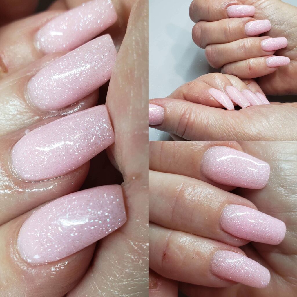 Dawn on Instagram: “Nude and sparkle 😍 Using all @youngnailsuk products  including new Cover Bare acrylic and synergy gel … | Glam nails, Gorgeous  nails, Cute nails